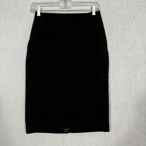 UNIQLO | Women's size Small Black High Waist Wool Blended Pencil Skirt